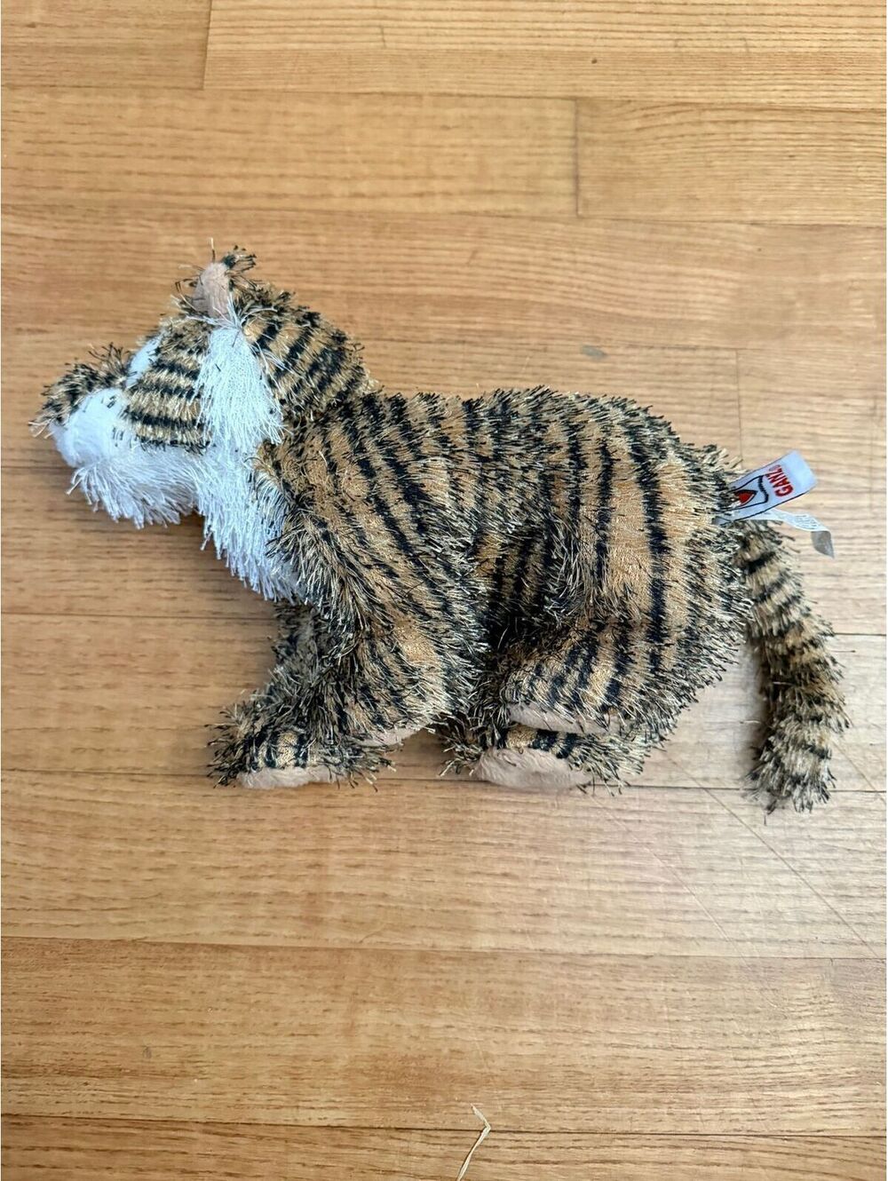 EUC Ganz Webkinz Tiger Animal Plush embroidered W striped plush stuffed